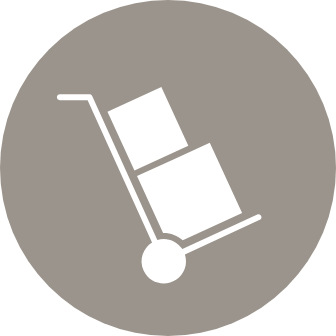 Grab packages 24/7 from the package room